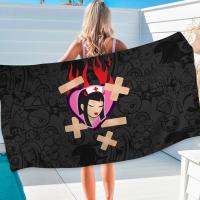 Toalla De Playa Tokidoki De Japón Para Niñas Toalla De Baño Microfibra Secado Rápido Sand-Free Para Yoga Spa Gimnasio Piscina Colorida Y Cómoda - details 8