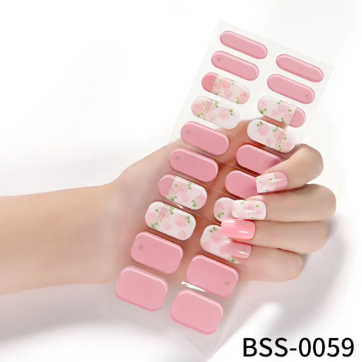 Pegatinas de Gel de Uñas de Cubierta Completa - Decoraciones Adhesivas para Decoración de Uñas - 1