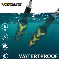 Luces De Señalización LED Para Motocicleta Con Flujo De Agua Y Relé Integrado Luces De Giro Bendibles Indicador De Cola 12V ABS - details 5