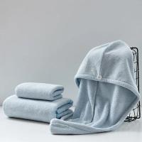 Toalla De Baño Súper Suave Y Absorbente Rápida 1pc Color Sólido Duradero Toalla De Algodón Peinado Fibra De Bambú Rectangular Para El Inodoro - details 1