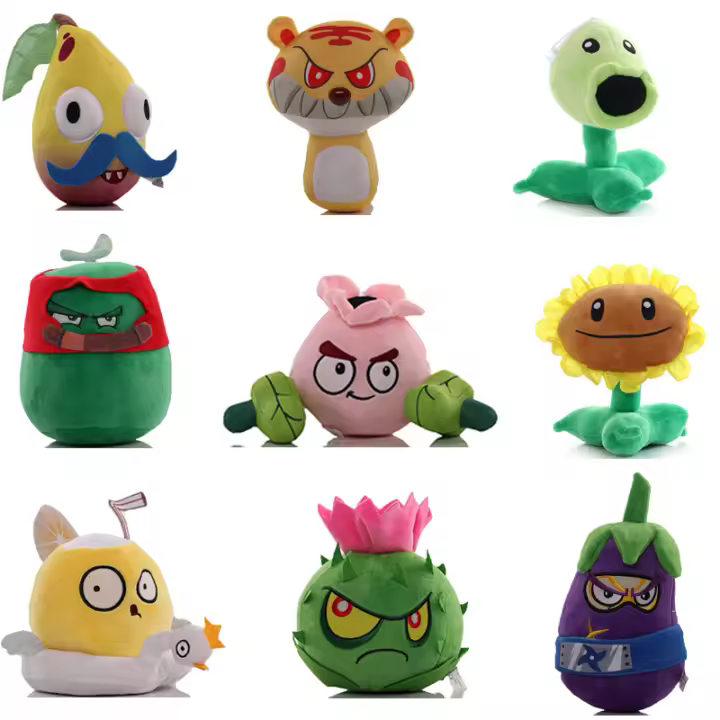 Muñeco De Peluche Plants Vs Zombies Naranja De Juguete Suave Para Niños Y Niñas De Todas Las Edades Figura De Thistle Homing Regalo Ideal Para Fanáticos Del Juego - 1