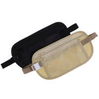 Bolsa De Cintura Invisível Delgada Para Viajes Seguridad Oculta Monedero Para Pasaporte Dinero Hombre Mujer Estilo Casual - details 0