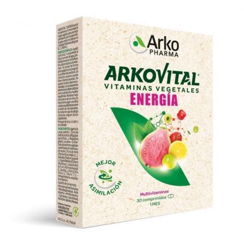 Arkopharma Arkovital Pura Energía Multivitamina 100% Vegetal para Vitalidad y Defensas Naturales