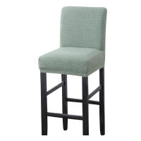Cubierta De Silla Elástica De Spandex Con Trenzado Para Bar Stool Cubierta De Asiento Sólida Decoración Para Hogar Hotel Banquete Silla De Comedor Moderna - details 10