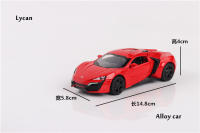Modelo De Coche Lykan Sport 1:32 Con Sonido Y Luz Para Niños Juguetes De Decoración Vehicular Aleación De Metal Regalo Para Niños - details 4