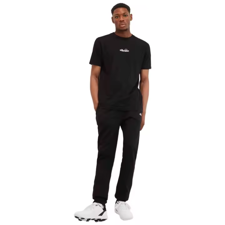 Camiseta de Manga Corta Ellesse Ollio para hombre en color negro - 1