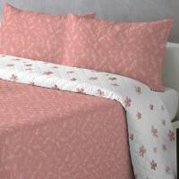 UNIFABRIC HOME TEXTIL Colcha Bouti Primavera Verano Reversible Color Coral Mod.VARELIA  Cama 90 ,105,135 y 150  Ligeras y Suaves ,Incluye fundas de cojín,Termosellada No hace bolitas y fácil planchado - details 3