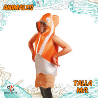 Disfraz de Pez Payaso para Adulto - Talla M/L Única - Marca El Rey del Carnaval - Disfraz Original para Carnaval - details 0