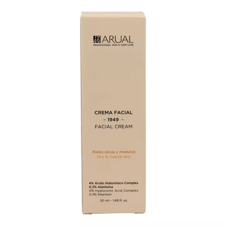 Arual crema facial pieles secas y maduras 50 ml, ideal para pieles secas y maduras. Belleza y cuidado de tu cabello y tu piel con Arual. - 1