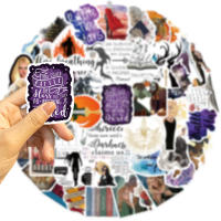 50PCS Pegatinas De Novela Cartoon Throne of Glass Para Laptop Suitcase Skateboard Moto Guitarra Botella Decalcomanía DIY - details 9