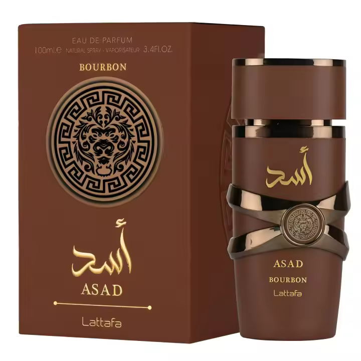 ASAD BOURBON perfume Arabe lattafa EAU para hombre 100ML - 1
