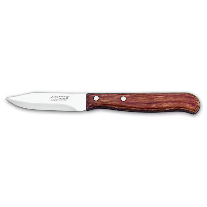 Cuchillo Mondador Arcos Latina 100100 de acero inoxidable Nitrum y mango de madera acomprimida con hoja de 6.5 cm en caja - 1