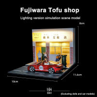 Modelo De Tienda De Conveniencia 1/64 Con Luz Decoración De Escena De Simulación Sin Muñecas Ni Modelos De Coches (Excluye Muñecas Y Modelos De Coches) - details 0