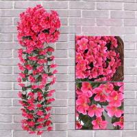 Vine De Rosas Para Colgar En La Pared Decoración Para Sala De Estar Flores De Seda Plásticas Artesanía De Flores Colgantes Plantas Creativas - details 4