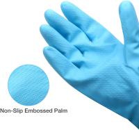 Paquete de 3 guantes de limpieza reutilizables sin látex, guantes para lavar platos, guantes impermeables para el hogar para lavandería, jardinería (medianos) - details 2