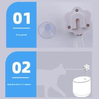 Fuente De Agua Para Mascotas SINGWEDA 304 Acero Inoxidable 3.2L 108oz Auto Filtro Silencioso Para Gatos Alimentador Automático - details 9