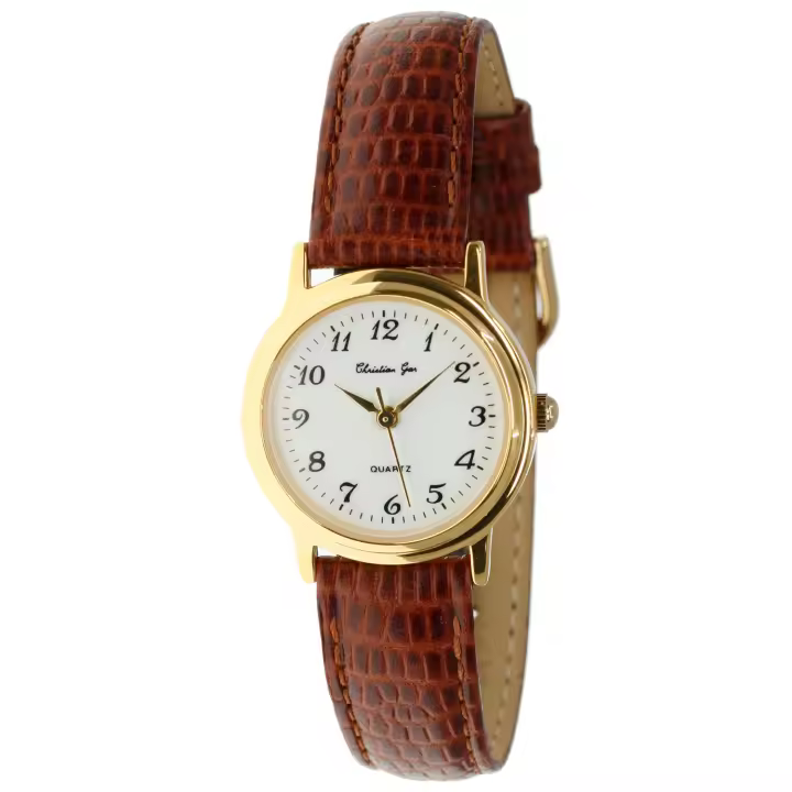 Reloj Christian Gar Acero Chapado 5 Micras Movimiento Miyota Mod - 1