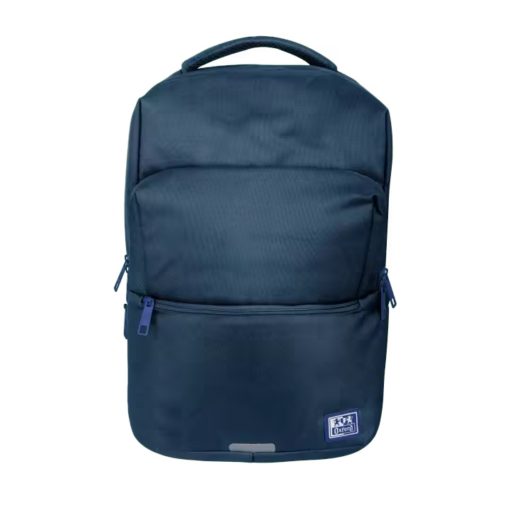 Mochila Escolar Oxford Young Proof B-Ready 28 litros - 2 compartimentos y 10 bolsillos - Incluye protector para la lluvia - color azul marino - Diseño curso 2025 - Vuelta al cole 2025 - 1