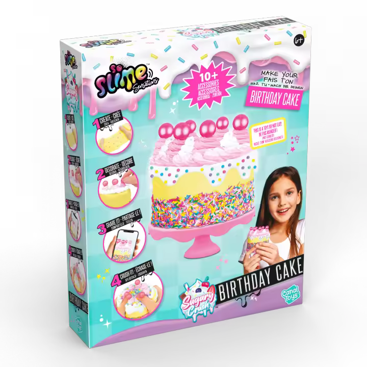 Sugar Crush Birthday Cake - So Slime - Canal Toys - SSC264 - 1