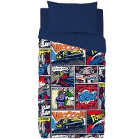 Funda nórdica NATURALS  Modelo CRASH COMIC incluye 2 piezas COMPOSICIÓN: 100% ALGODÓN DE 144 HILOS. TACTO EXTRA-SUAVE - details 1