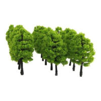 20pcs Árboles De Modelo Para Ferrocarril De Escenificación De Juego De Tablero Parque Decoración De Paisaje Miniatura - details 8