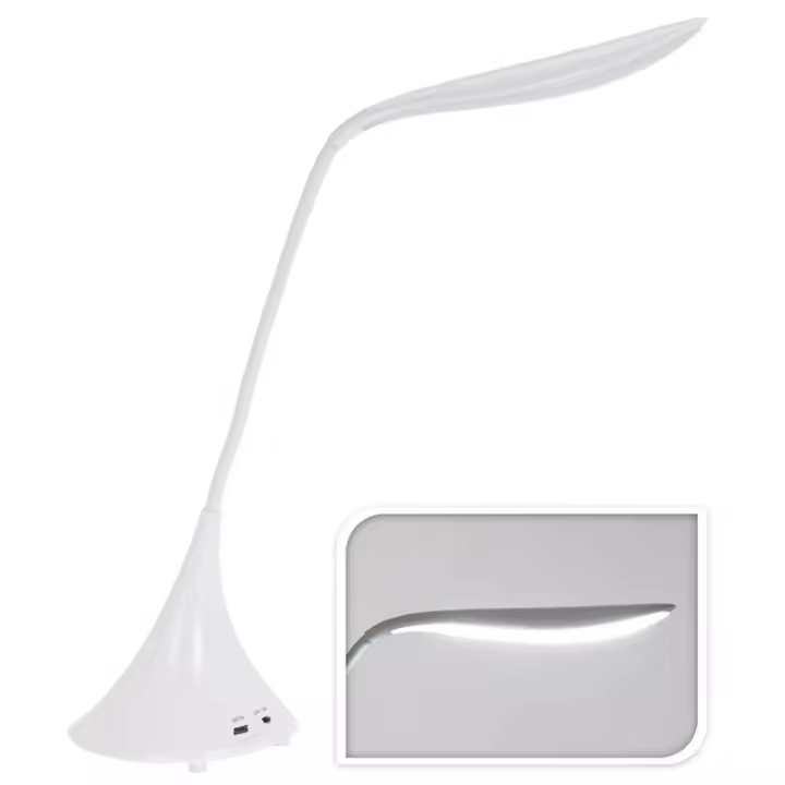 Flexo luz con toma usb 32 cm - 1