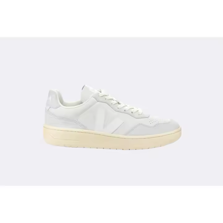 Zapatillas Veja V-90 Leather O.T. Gravel White para Hombre - 1
