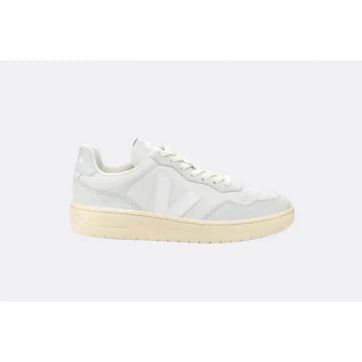Zapatillas Veja V-90 Leather O.T. Gravel White para Hombre - 1