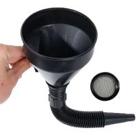 Funel De Refillado De Motor Con Filtro Para Coche Motocicleta Camión Estrador Tubo Extensión Herramienta De Rociado De Gasolina Y Aceite - details 0