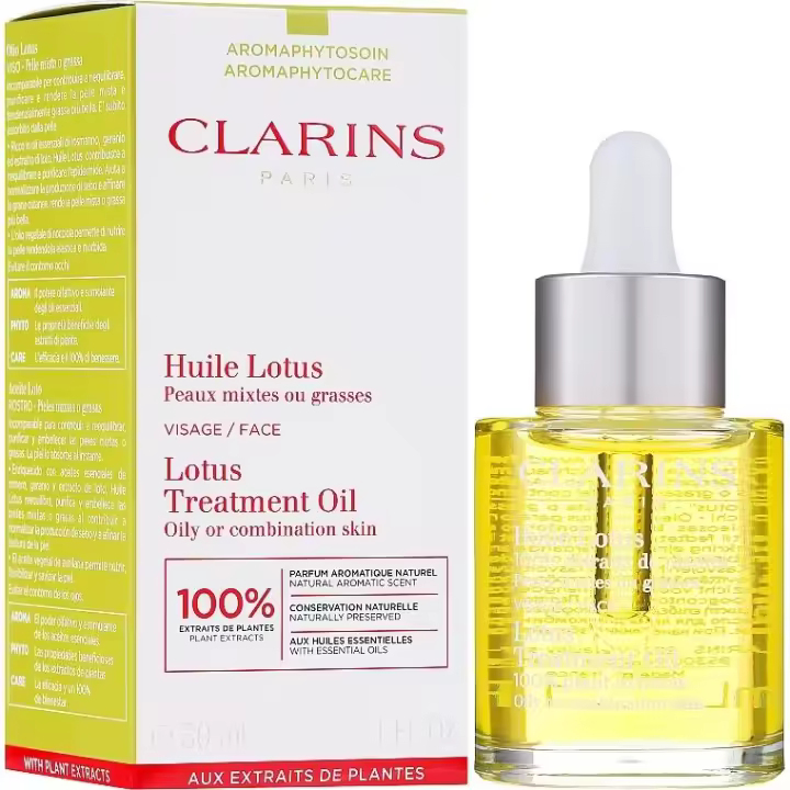 Clarins Huile Lotus Peaux Mixtes Ou Grasses 30 Ml - 1
