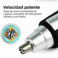 Afeitadora Eléctrica Para Nariz Y Orejas 1pc Fácil De Limpieza Herramienta De Afeitado Para Hombres Y Mujeres Trimmer De Cabello De La Nariz - details 7