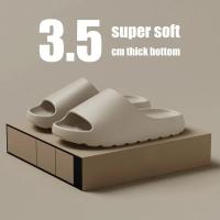 Sandalias De Playa Para Hombres Y Mujeres Con Suela Gruesa Y Plantilla Suave EVA Clog De Moda Verano Resbaladizo Antideslizante Para Interior Y Exterior - details 3