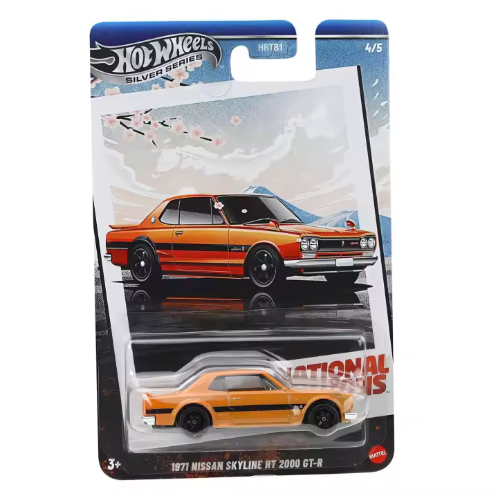 Hot Wheels Semi Premium National Icons Series 1971 Nissan Skyline HT 2000 GT-R 4/5 - 1