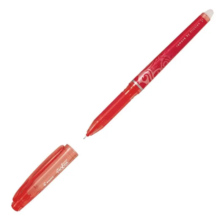 Caja de bolígrafo de tinta borrable pilot frixion nfpr/ rojo 12 unidades - 1