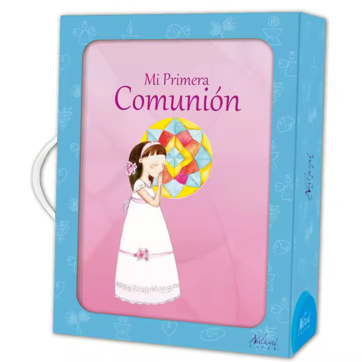 Libro de Comunión Edima/Natural Paper niña mosaico - 1
