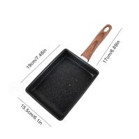 Sartén Cuadrada Antiadherente Para Huevo Y Rollitos De Huevos Mini Cocinita Plancha Para Desayuno Sartén De Freír Con Fundamento Plano - details 10