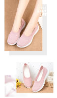 Zapatos De Mujer Nuevos Con Suela Suave Y Material De Tela Casual Zapatillas Deportivas De Malla Baja Tacón Zapatos Vulcanizados - details 4