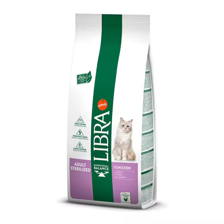 Libra Adult Sterilized Pollo pienso para gatos - 1