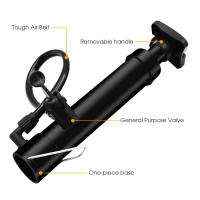 Bomba De Aire Para Bicicleta Manual Con Medidor Alta Presión 120 PSI Inflador De Neumáticos Para Bicicleta Schrader Valve - details 4