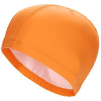 Gorro De Natación De Tela PU Para Hombres Y Mujeres Impermeable Protección De Oídos Y Cabello Largo Tamaño Extra Grande Para Adultos Colores Variados Negro Gris Blanco Rosa Fútbol Rojo Naranja Amarillo Oro - details 20