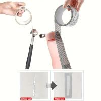 Cinta De Reparación Para Ventanas Impermeable Autoadhesiva Parche De Malla Antiniebla Para Decoración Del Hogar Y Reparación De Mosquitos Tamaño 2m X 1mm - details 0
