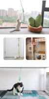 Juguete Interactivo Para Gatos Colgante De Simulación Divertido Juguete Self-hey Para Jugar Con Gatos Chicos Varita Telescopio Con Campana - details 3