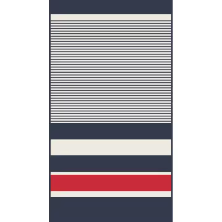 Toalla de Microfibra Marinera para Playa, 90x170 cm, 100% poliéster - 1