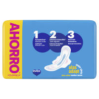 Evax Cottonlike Compresas Super Plus Protección para el periodo durante el día, Elimina Olores Y Absorbe Al Instante, Hasta 100 % limpia y 0 % olor,  Con alas que se adaptan para un mejor ajuste. 120 Unidades - details 1