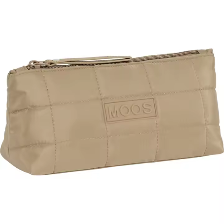 SAFTA - Moos Cámel Neceser Acolchado 23x12x8 - Neceser Espacioso- Duradero y Elegante- ideal para Accesorios Personales - Neceser Diseño Único y Licencia Oficial by SAFTA - Neceser Material Resistente y Duradero - 1
