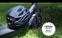 CoolBox Casco para Patinete Eléctrico o Bicicleta con Luces LED Frontal y Trasera. Ligero, Resistente y Transpirable. Talla L - details 4