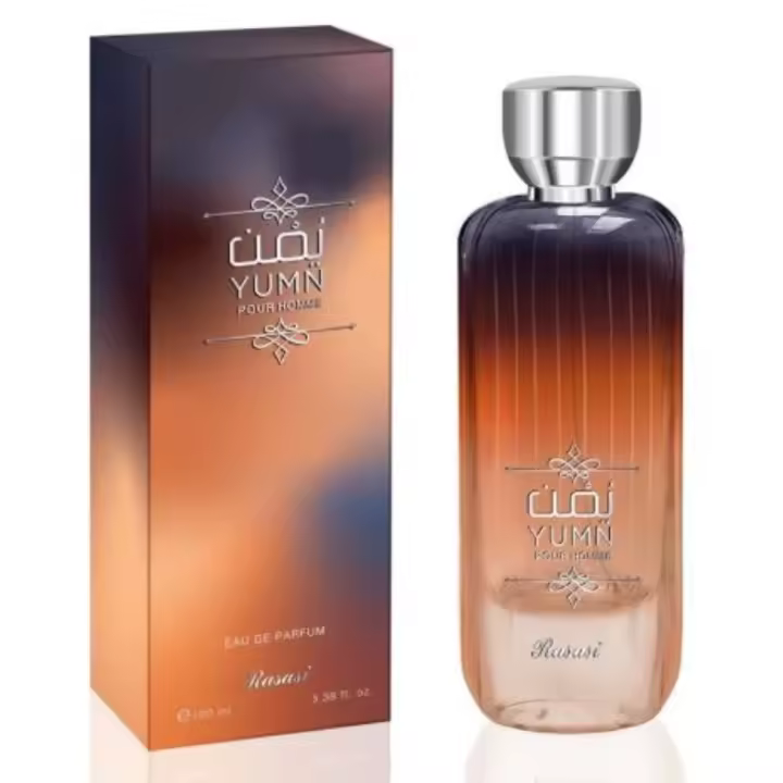 Perfume Árabe 100% Original Rasasi Yumn Eau de Parfum para Hombres de 100ml – Tradición, Lujo y Elegancia en Cada Gota - 1