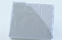 Mommata Colcha Bouti Bordada Reversible Gris Bicolor. - details 5