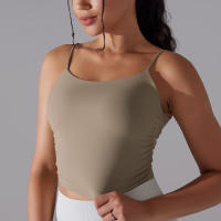 Top De Yoga Para Mujer Fitness Deportivo Push up Cómodo Reversible Brocado Top De Deporte Crop Top Para Gimnasio Y Running - details 28