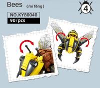 Nuevos Creativos Serie De Insectos Bloques De Construcción De Mariposa Colección De Modelos Biológicos De Beetle Mantis Decoración Juguetes Para Niños Y Adultos - details 11
